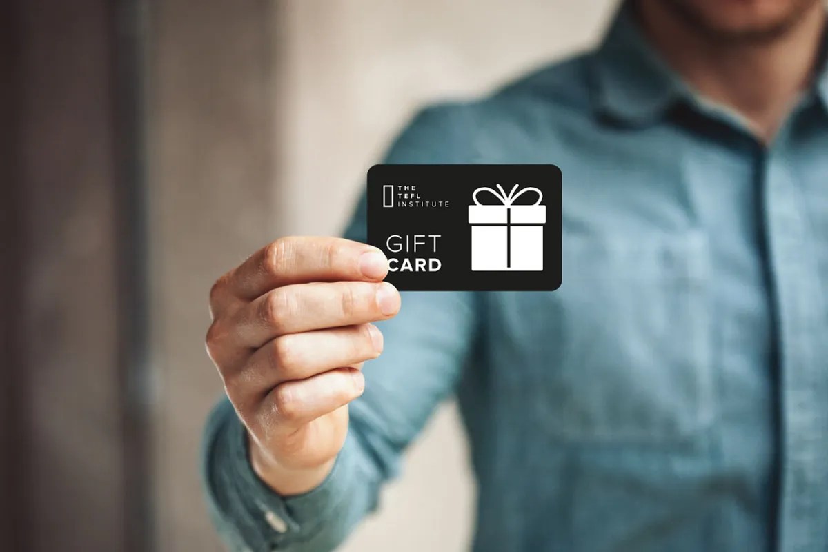 Holding Gift Card illustration