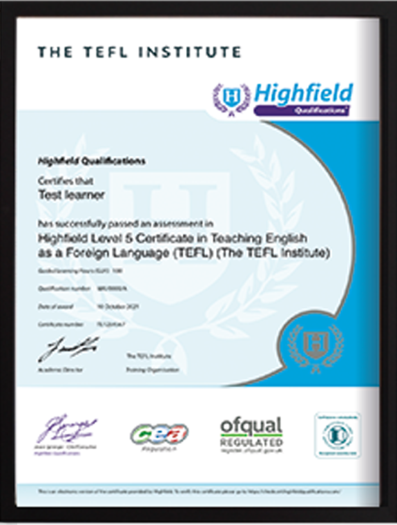 Highfield certificate illustration