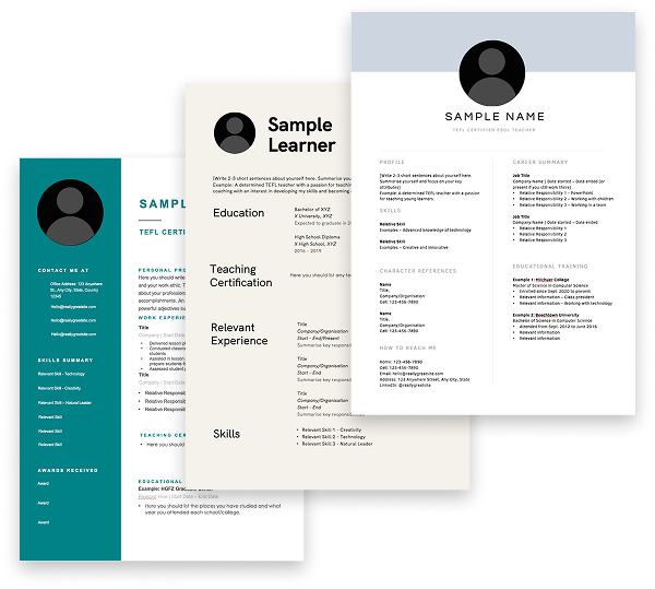 CV/Resume &</br>Cover Letter Templates