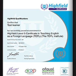 Highfield certificate illustration