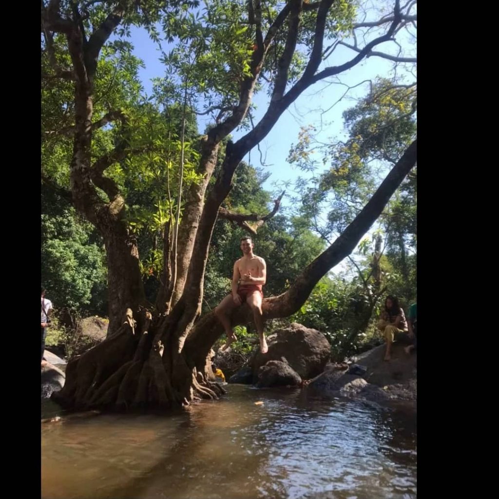 Domhnall teaching adventure in Thailand