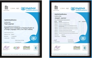 Ofqual TEFL Certification