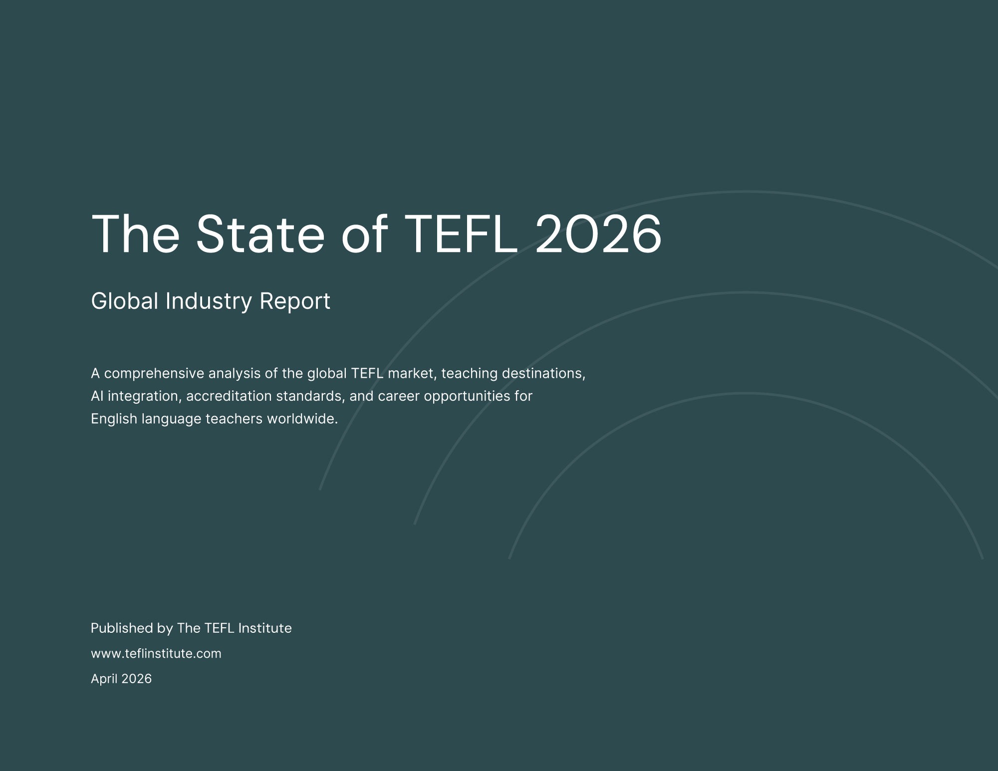 Explore the State of TEFL 2026