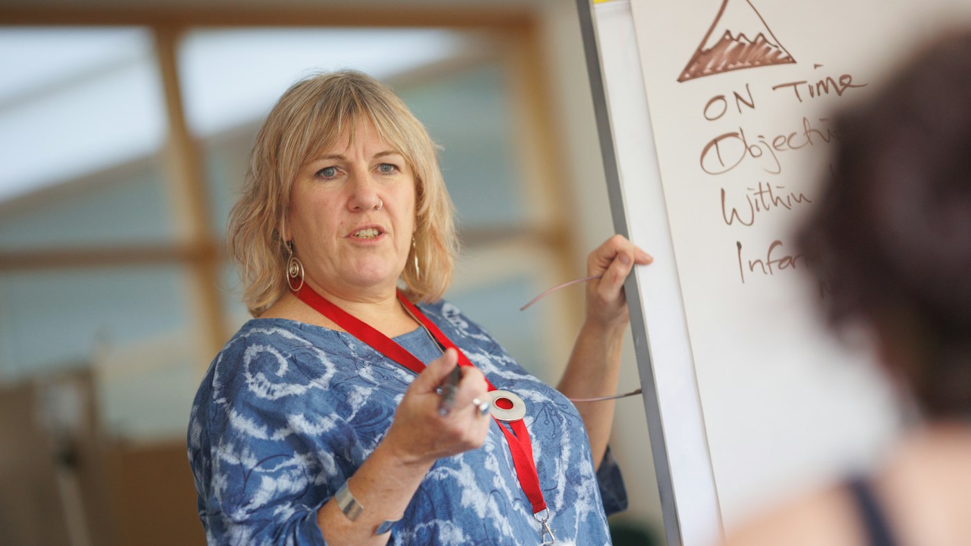 What is a PGCE: trainee teacher leading a lesson during postgraduate teacher training